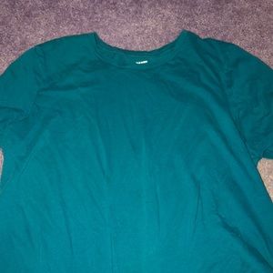 Teal shirt
